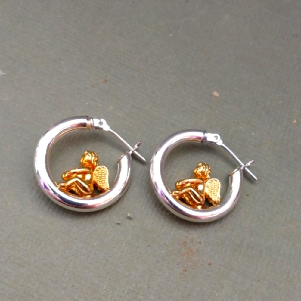 Angel earrings